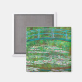 Monet De Japanse voetgangersbrug Magneet (Voorkant / Achterkant)