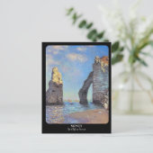 MONET / De kliffen bij Etretat Briefkaart (Staand voorkant)