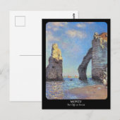 MONET / De kliffen bij Etretat Briefkaart (Voorkant / Achterkant)