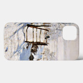 Monet: De Magpie, beroemd schilderij... Case-Mate iPhone Case (Achterkant (horizontaal))