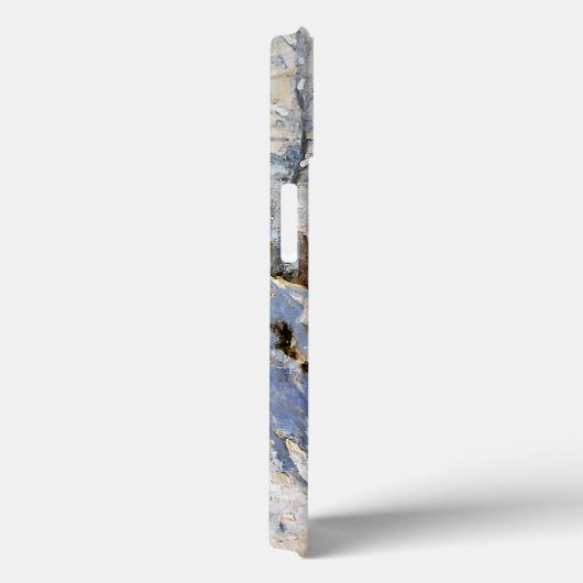 Monet: De Magpie, beroemd schilderij... Case-Mate iPhone Case (Achterkant / Rechts)
