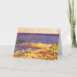 Monet - De Middellandse Zee in Antibes Kaart