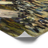 monet - de rue Montorgueil in parijs Poster (Hoek)