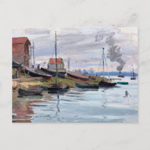 Monet - De Seine bij Petit-Gennevilliers Briefkaart