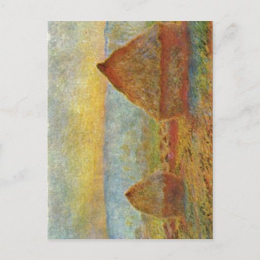 Monet, de Techniek van Claude Heuhaufen 1884? l Briefkaart (Voorkant)