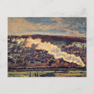 Monet - De trein, 1872, Briefkaart