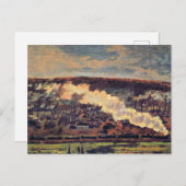 Monet - De trein, 1872, Briefkaart (Voorkant / Achterkant)