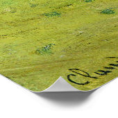 Monet - De trein in het land Poster (Hoek)