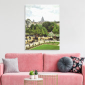 Monet - De tuin van de prinses Canvas Afdruk (Insitu (Woonkamer))