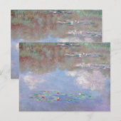 Monet - De vijver met waterlelies (wolken) Briefkaart (Voorkant / Achterkant)