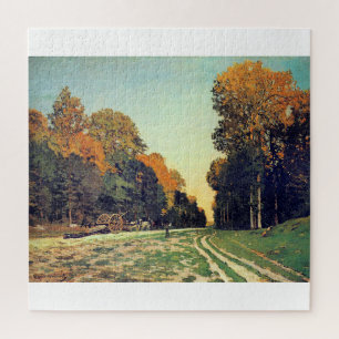 Monet - De weg van Chailly naar Fontainebleau Legpuzzel