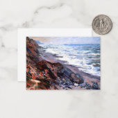 Monet - De zee bij Pourville Notitiekaartje (Voorkant / Achterkant in situ)