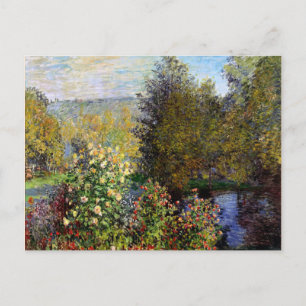 Monet - Een hoekje van de tuin in Montgeron Briefkaart