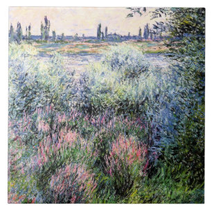 Monet - een pot op de Banken van de Seine Tegeltje