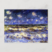 Monet - Een Stormy-Zee Briefkaart (Voorkant)