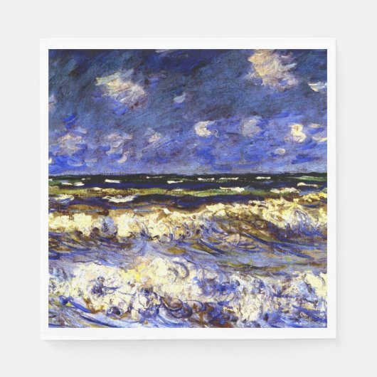 Monet - Een Stormy-Zee Servetten (Voorkant)