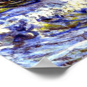 Monet - een Zee met een storm, Poster (Hoek)