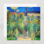 Monet Flower Garden Kaart (Voorkant / Achterkant)