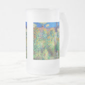 Monet Flower Garden Matglas Bierpul (Voorkant rechts)