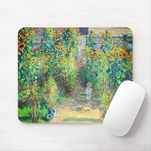 Monet Flower Garden Muismat (Met muis)