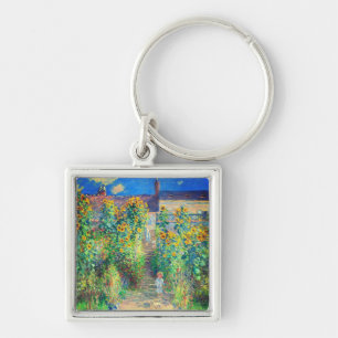 Monet Flower Garden Sleutelhanger