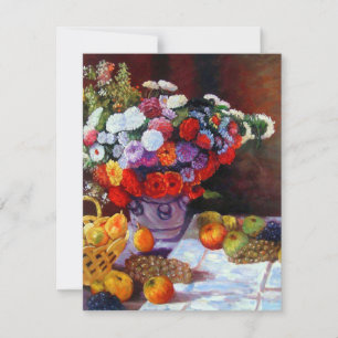 Monet Flowers en Fruit Card