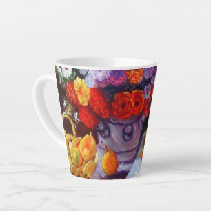 Monet Flowers en Fruit Latte Mok