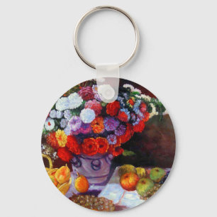 Monet Flowers en Fruit Sleutelhanger