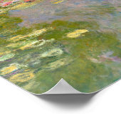 Monet France Impressionist Water Lillies Poster (Hoek)