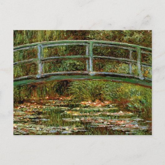 Monet Frans Japans Bridge Giverney Briefkaart (Voorkant)