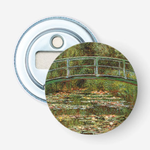 Monet Frans Japans Bridge Giverney Button Flesopener
