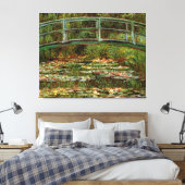 Monet Frans Japans Bridge Giverney Canvas Afdruk (Insitu (Slaapkamer))