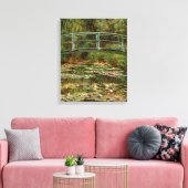 Monet Frans Japans Bridge Giverney Canvas Afdruk (Insitu (Woonkamer))