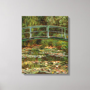 Monet Frans Japans Bridge Giverney Canvas Afdruk