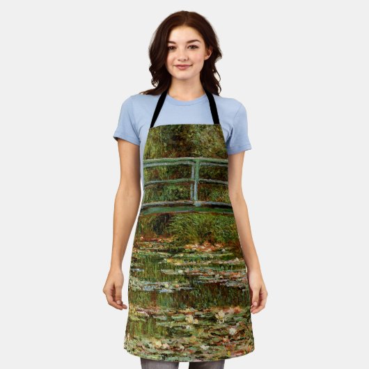 Monet Frans Japans Bridge Giverney Schort (Gedragen)