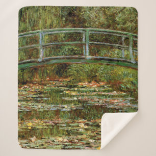 Monet Frans Japans Bridge Giverney Sherpa Deken