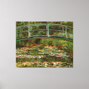 Monet Frans Japanse Brug Giverney Canvas Afdruk