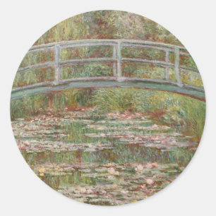 Monet Frans Japanse Brug Giverney Ronde Sticker