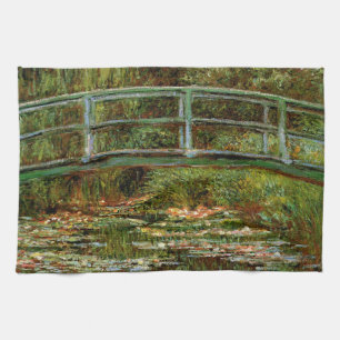 Monet Frans Japanse Brug Giverney Theedoek
