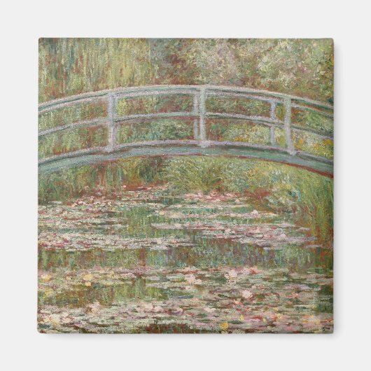 Monet French Japans Bridge Art Magneet (Voorkant)