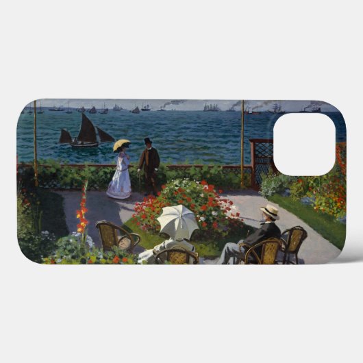 Monet Garden bij Sainte-Adresse Painting Case-Mate iPhone Case (Achterkant (horizontaal))