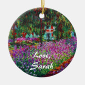 Monet Garden in Giverny Fine Art Ornament (Voorkant)