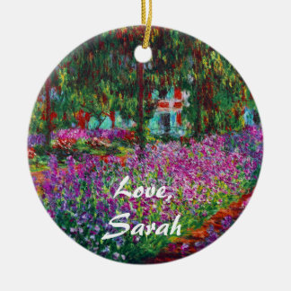 Monet Garden in Giverny Fine Art Ornament