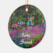 Monet Garden in Giverny Fine Art Ornament (Links)