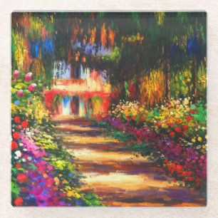 Monet Garden op Giverny Glazen Onderzetter