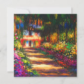 Monet Garden op Giverny Kaart (Voorkant)