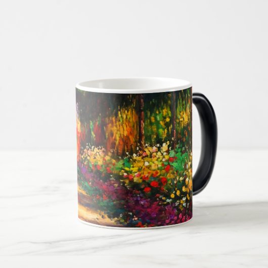 Monet Garden op Giverny Magische Mok (Voorkant rechts)