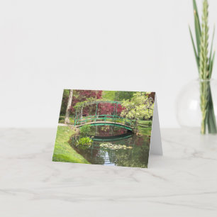 Monet Garden Pond Lily Pad Gibbs Tuinfoto Bedankkaart