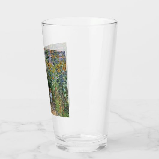 Monet Garden Vetheuil Impressionim Painting Glas (Links)