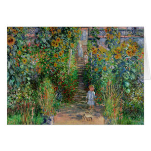 Monet Garden Vetheuil Impressionim Peinture